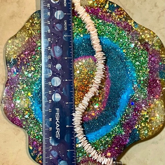 Natural shell chip bracelet - Picture 2 of 2